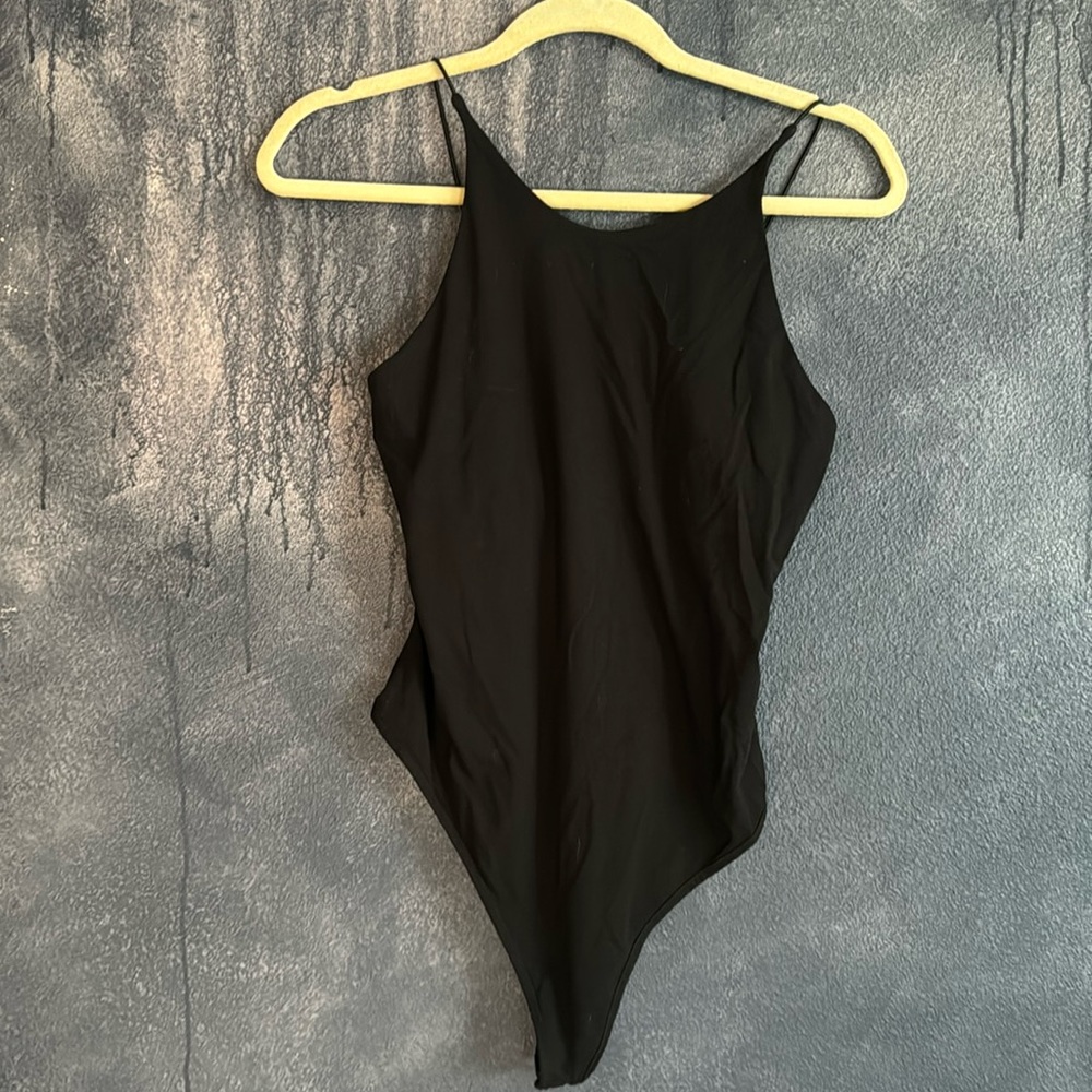 Topshop black tank bodysuit